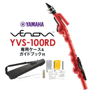 YAMAHAVenova ヴェノーヴァ YVS-100RD レッド 限定カラー カジュアル管楽器 【専用ケース付き】YVS100 赤
