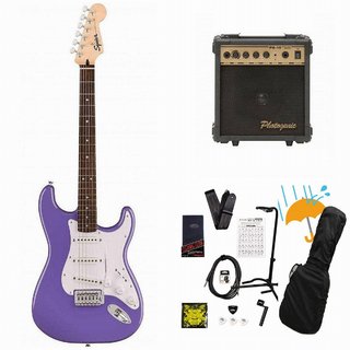 Squier by FenderSonic Stratocaster Laurel FB WH PG Ultraviolet PG-10アンプ付属エレキギター初心者セットR【WEBSHOP】