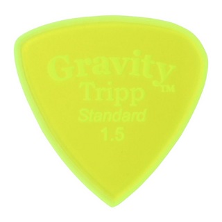 Gravity Guitar Picks Tripp -Standard Master Finish- GTRS15M 1.5mm Fluorescent Green ギターピック