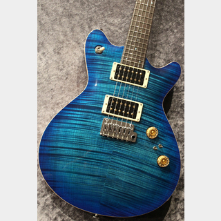 T's Guitars Custom Order Arc-Standard 24 5A Flame Turquoise Burst  #051574C 【軽量3.59kg】【現地選定材】