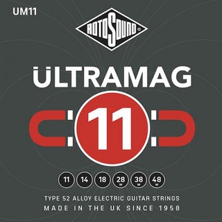 ROTOSOUND ULTRAMAG TYPE 52 ALLOY ELECTRIC GUITAR STRINGS [UM11/11-48]