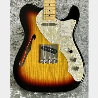 Fender Made in Japan Heritage 60s Telecaster Thinline -3-Color Sunburst- #JD24023494【3.10kg】