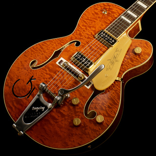 GretschG6120TGQM-56 LTD Quilt Classic Chet Atkins Hollow Body with Bigsby Roundup Orange Stain LQ