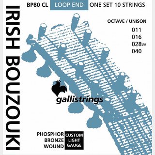 Galli StringsBP80 Custom Light ブズーキ弦 イタリア製 【WEBSHOP】