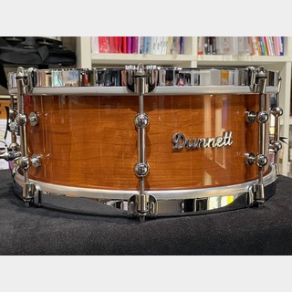 Dunnett 【中古品】Solid Cherry Wood Snare Drum / Maple Reinforcement 14"×5.5"