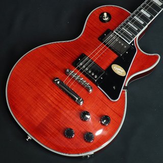 EpiphoneInspired by Gibson Les Paul Custom Figured Transparent Red [Exclusive Model]【横浜店】