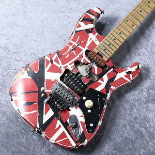 EVH Striped Series Frankie  -Red with Black Stripes-  Relic  「4Fメタルギターフロア取り扱い」