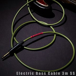 KAMINARI Electric Bass Cable K-BC3SS [エレキベース専用ケーブル](3M/SS)【WEBSHOP在庫】