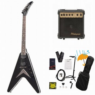 EpiphoneDave Mustaine Flying V Custom Black Metallic デイヴ ムステイン PG-10アンプ付属エレキギター初心者セッ