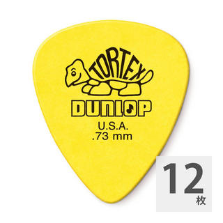 Jim Dunlop418R TORTEX STD YE 0.73mm ギターピック×12枚