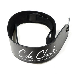 Cole Clark STRAP - LEATHER - Black with Silver コールクラーク ストラップ【WEBSHOP】