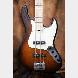 Sadowsky MetroLine 21-Fret Vintage J/J Bass, Swamp Ash Body, 4-String - Almond Sunburst Transparent