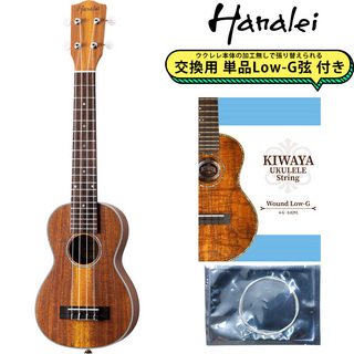 Hanalei HUK-500 Natral Matte 交換用Low-G弦付 【※杢目には大きく個体差があります】