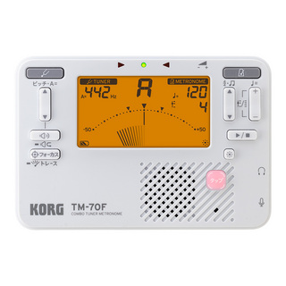 KORG TM-70F WH【チューナーとメトロノームが一体化】