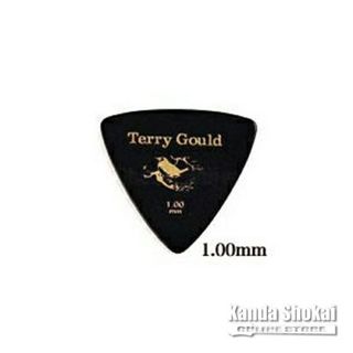 PICKBOY GP-TG-RB/100 Terry Gould Guitar Pick Triangle 1.00mm, Black