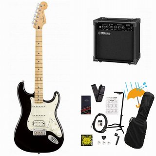 Fender Player Series Stratocaster HSS Black Maple YAMAHA GA15IIアンプ付属初心者セットR【WEBSHOP】