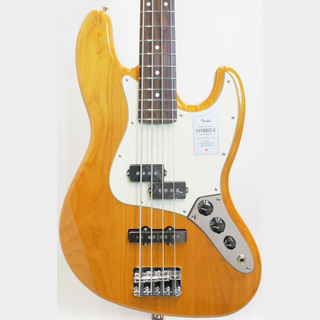 Fender 2024 Collection MIJ Hybrid II Jazz Bass PJ (Vintage Natural/RW)