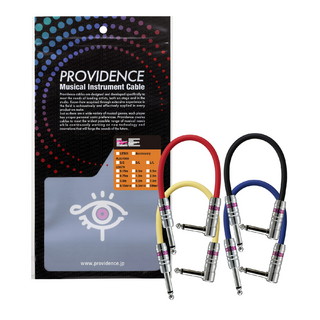 ProvidenceLE501 0.15m S/L Color Mix 4 Set Straight - Angled プロビデンス パッチ・ケーブル 4本セット【新宿店】