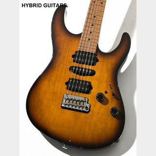 Suhr Guthrie Govan Antique Modern 2 Tone Tobacco Burst Medium Aging Master Builder Mike Ponce & J.W.Black