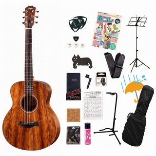 TaylorGS Mini-e KOA ES-B [定番人気品 旧プリアンプ搭載のためお買い得！]テイラーアコギ弾き語りてんこ盛り17点