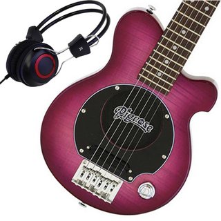 Pignose PGG-200FM SPP See-through Purple + ヘッドフォンセット ミニギター アンプ内蔵 生産完了モデル【WEBSHOP