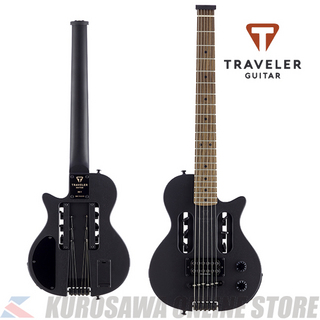 Traveler Guitar EG-1 Blackout (Matte Black) 《ヘッドフォンアンプ内蔵》【ストラッププレゼント】(ご予約受付中)
