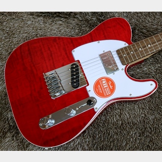 Squier by Fender Affinity Telecaster FMT SH / Crimson Red Transparent