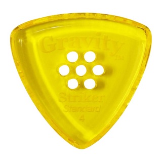 Gravity Guitar PicksStriker -Standard Multi-Hole- GSRS4PM 4.0mm Yellow ギターピック