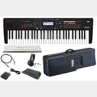 KORG KROSS2-61 MB [純正 背負えるキャリング・ケース＆アクセサリー + ダストカバー セット！] 61鍵盤 オール・