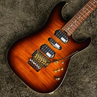 SCHECTERNV-3-22-AL Flame Maple Top Tyger Eye Burst【オーダーモデル】