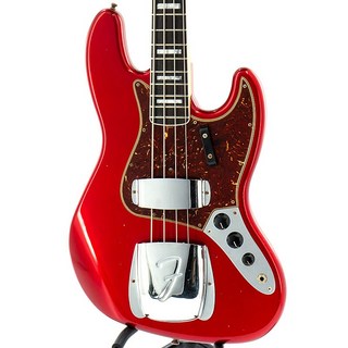 Fender Custom Shop Limited Edition 1966 Jazz Bass Journeyman Relic (Aged Candy Apple Red/Matching Head)