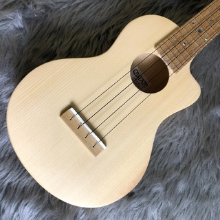 QUIAM Through neck Concert Custom ウクレレ コンサート【写真現物】