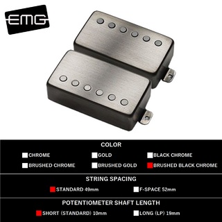 EMG JH SET (Brushed Black Chrome) [James Hetfield Signature Model]【ギター用/ハムバッカーピックアップ】