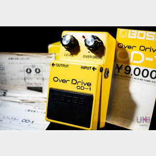 BOSS OD-1 OverDrive #8700 1979 JRC4558D 0246