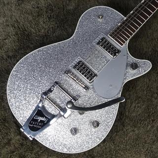 Gretsch G6129T Players Edition Jet FT with Bigsby Silver Sparkle