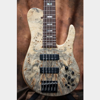 Fodera Imperial MG 5 Elite Custom Buckeye Burl