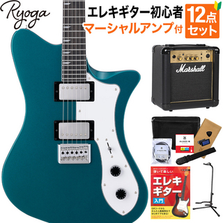 RYOGASKATER Ocean Turquoise Blue 初心者セット マーシャルアンプ付