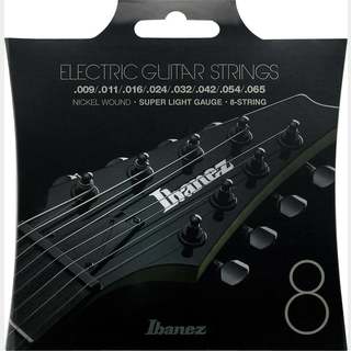 Ibanez IEGS8 Super Light Gauge 8 Strings エレクトリックギター弦 8弦 .009～.065【御茶ノ水本店】