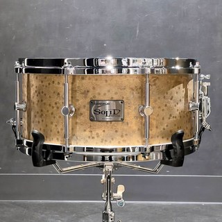 canopus SMB2-1465 [Patina Solid Brass Snare Drum 14×6.5]【クロームパーツ仕様】