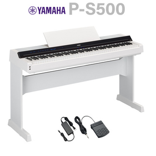 YAMAHAP-S500WH ホワイト 電子ピアノ 88鍵盤 専用スタンドセット