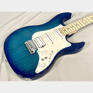 FUJIGEN(FGN) EOS2-ASH-M SBB See-Thru Blue Burst  (Limited Lacquer Finish) 限定ラッカーフィニッシュ