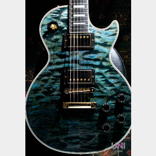 Gibson Custom ShopLes Paul Custom AAA Quilt Top Nordic Blue Hand Selected 2018