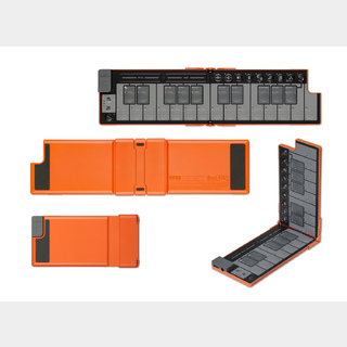 KORG nanoKEY Fold LO(Lava Orange)【新製品】【オレンジカラー】