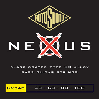 ROTOSOUND Nexus Bass Medium Black Coated Type 52 Alloy, NXB40 (.040-.100)