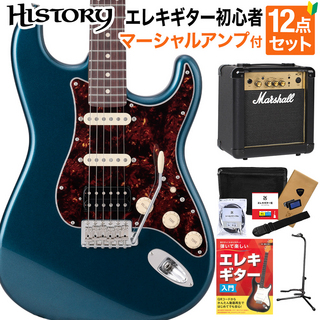 HISTORY HST/SSH-Standard DLB 初心者セット マーシャルアンプ付 ストラトキャスタータイプ