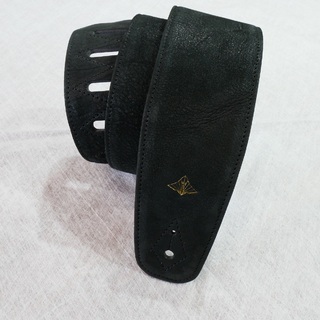 YONEZAWA LEATHER Hand Made Leather Strap / Nuback Black