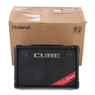 Roland 【中古】 ギターアンプ ローランド ROLAND CUBE Street EX BK 乾電池駆動可能 ステレオポータブルアンプ