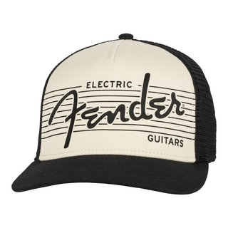 Fender Electric Hat Black/Cream One Size ベースボールキャップ