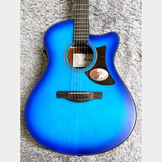 Ibanez AAM50CE SBO (Sapphire Blue Burst Open Pore) -Advanced Acoustic-【2024年最新モデル】【エレアコ】