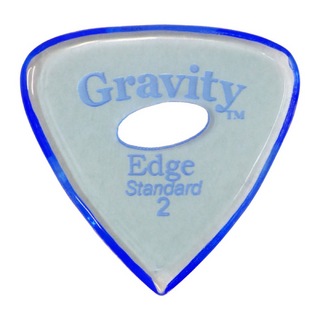 Gravity Guitar Picks Edge -Standard Elipse Grip Hole- GEES2PE 2.0mm Blue ピック